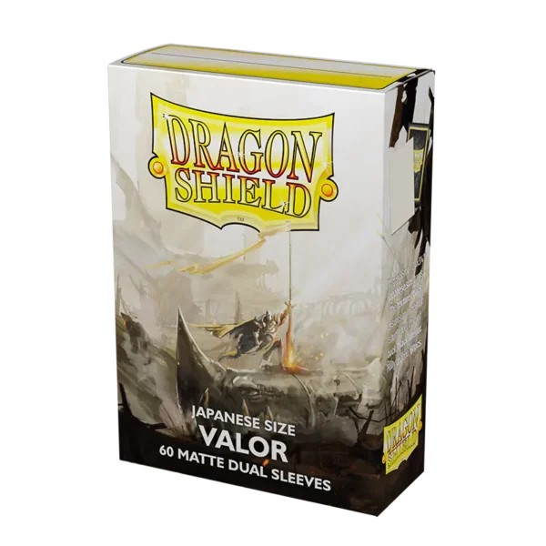 Dragon shield japanese size valor (might) matte dual (60 sleeves)
