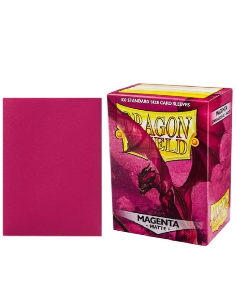 Dragon shield magenta matte (100 sleeves)