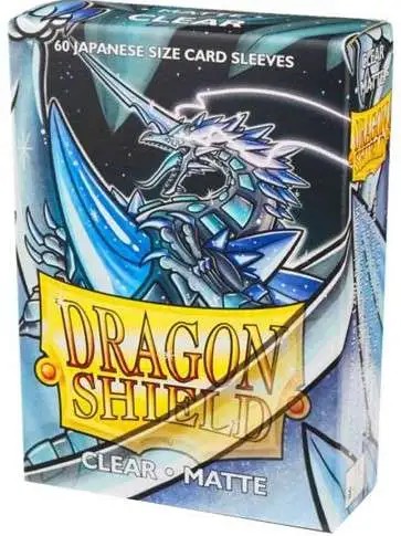 Dragon Shield Matte Clear – 60 Sleeves Japanese Size