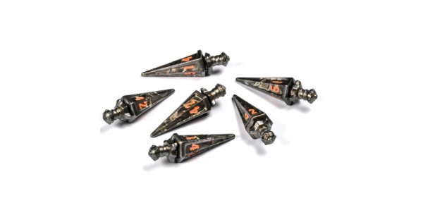 [Polyhero dice warrior 6d6 swords steel grey] Polyhero dice warrior 6d6 swords steel grey