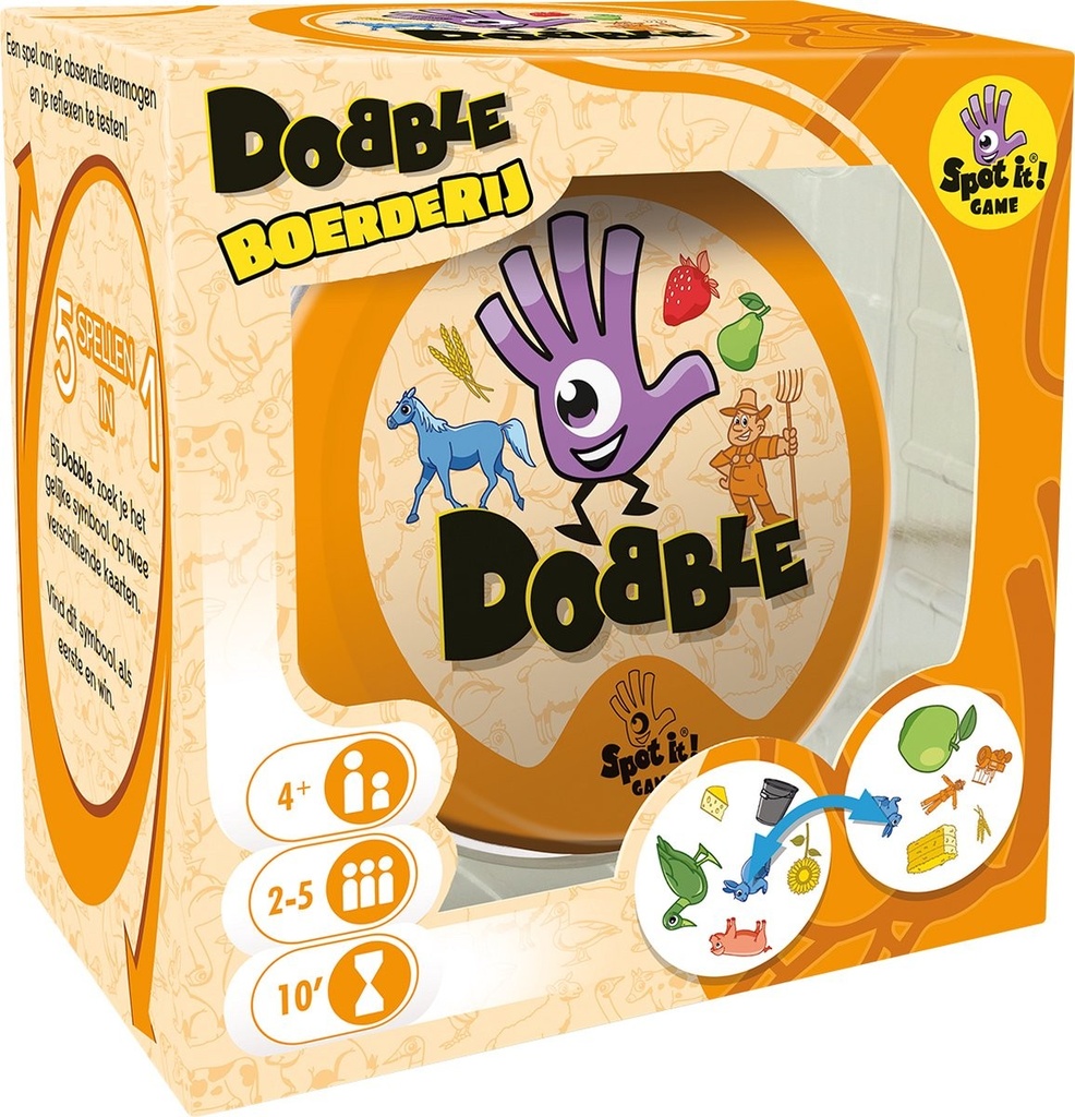 Dobble boerderij kaartspel