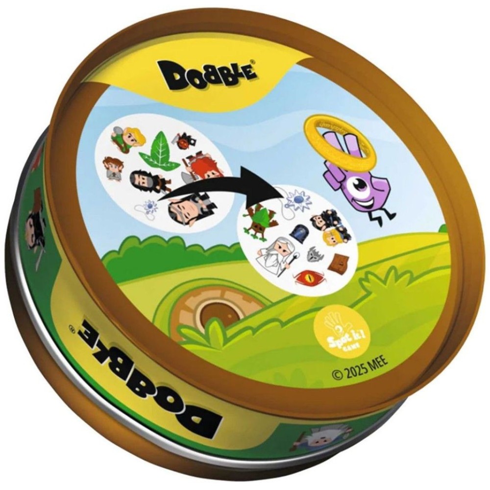 Dobble the hobbit en lord of the rings kaartspel