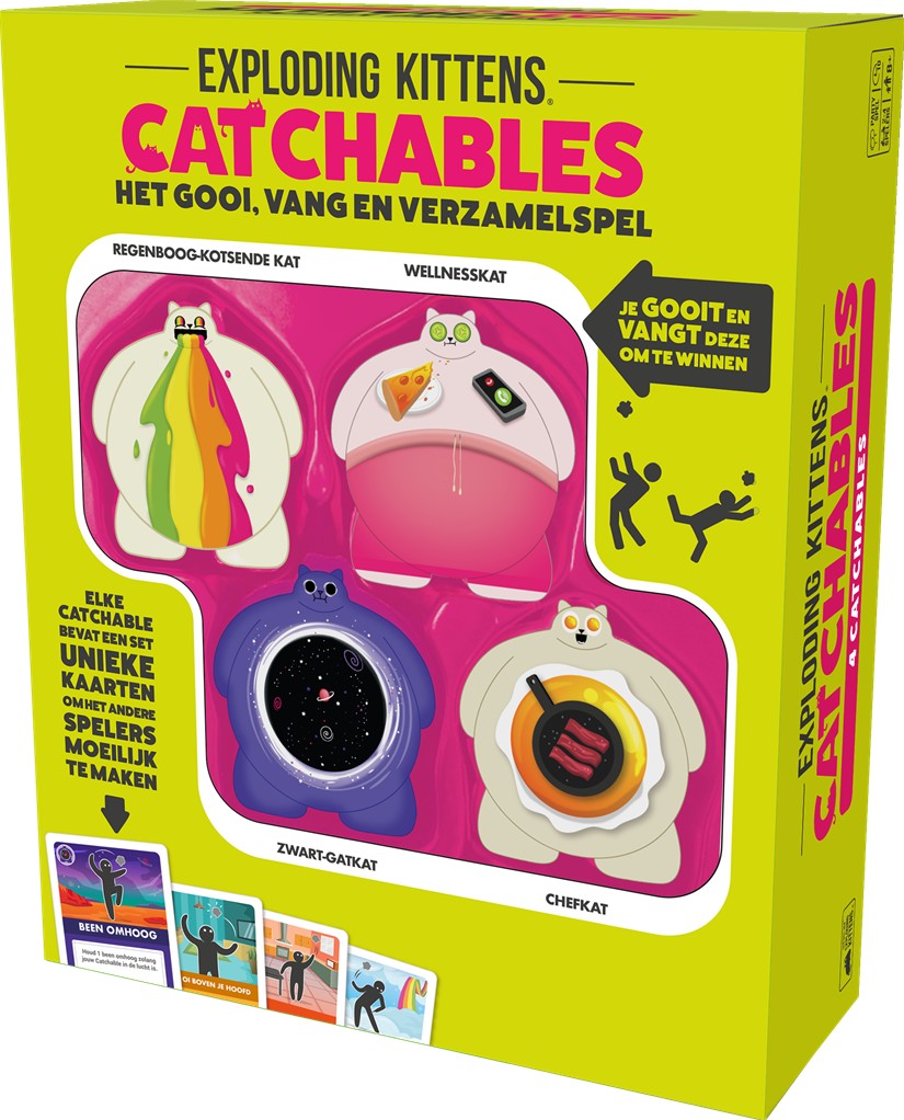 Exploding kittens catchables mini figurenset