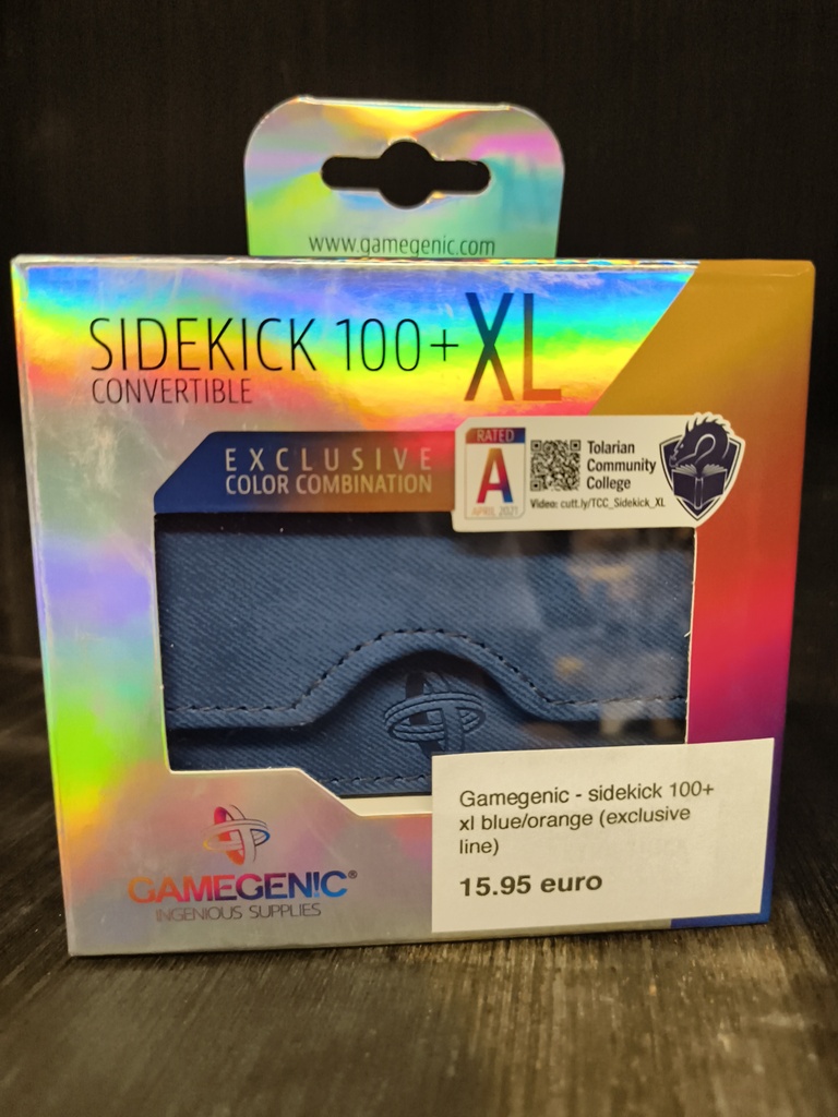 Gamegenic watchtower 100 plus convertible deckbox blauw oranje blue orange exclusive edition