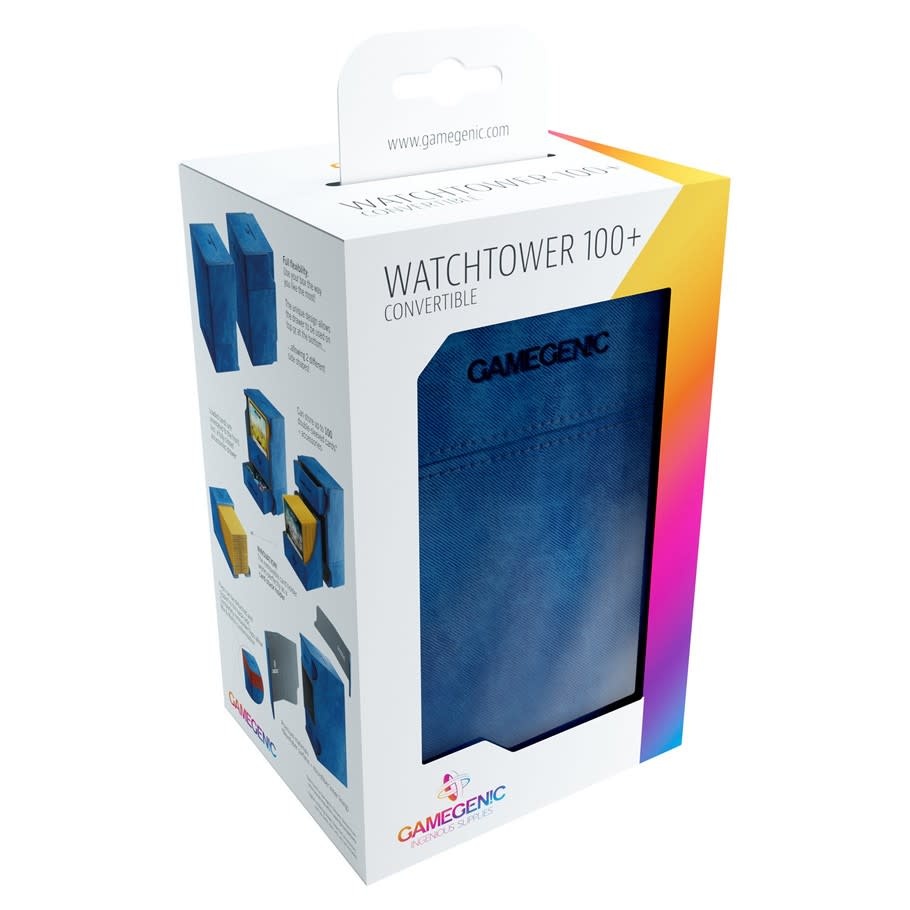 Gamegenic watchtower 100+ convertible deckbox blauw blue