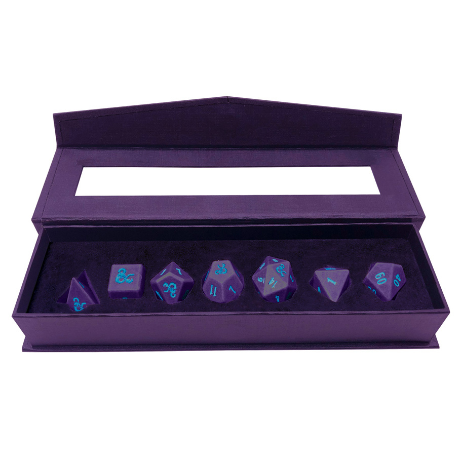 [Ultra pro dungeons & dragons heavy metal underdark rpg dice set 7-delig / 7 dice set] Ultra pro dungeons & dragons heavy metal underdark rpg dice set 7-delig / 7 dice set