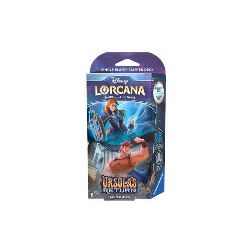 Disney lorcana starter deck anna & hercules (ursula's return)
