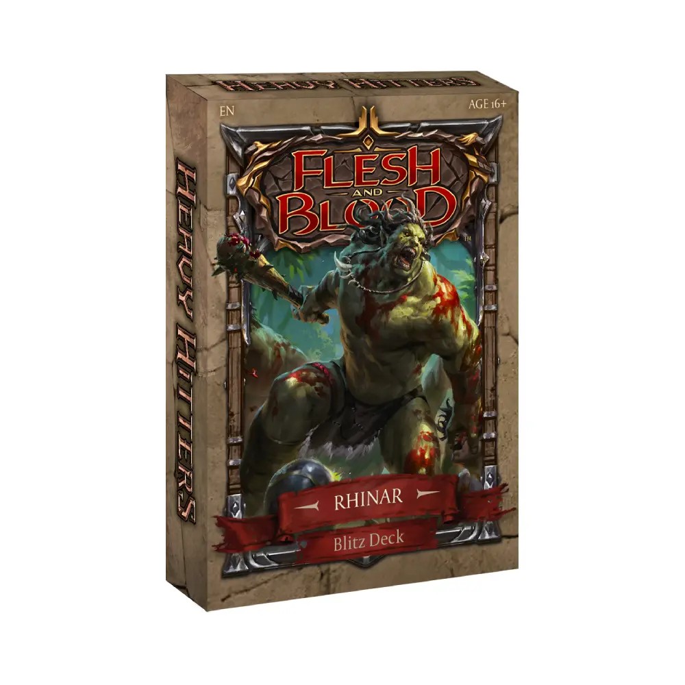 Flesh and blood blitz deck rhinar (heavy hitters)