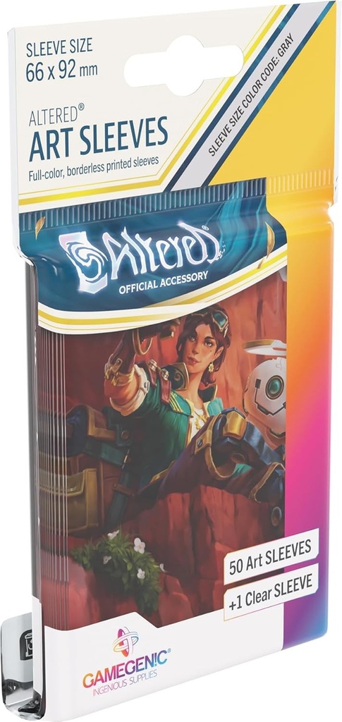 Gamegenic altered sleeves sierra – axiom (50 + 1 clear sleeve)