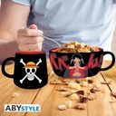 One piece - breakfast set mug + bowl - luffy
