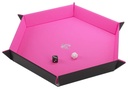Gamegenic - magnetic dice tray hexagonal black/pink