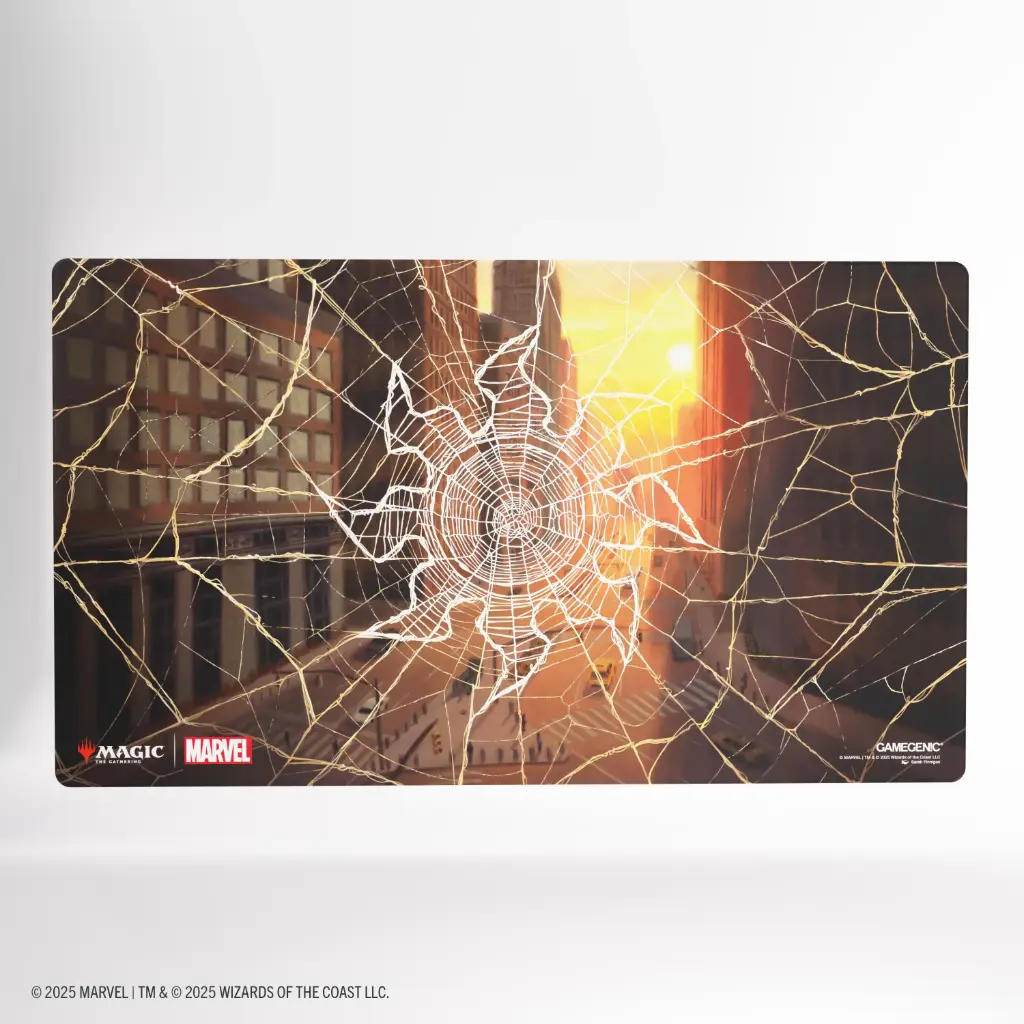 [Gamegenic - magic: the gathering | marvel's spider-man shiny playmat - spider-man plains  ] Gamegenic - magic: the gathering | marvel's spider-man shiny playmat - spider-man plains  