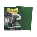 Dragon shield matte non-glare sleeves - forest green (100 sleeves)