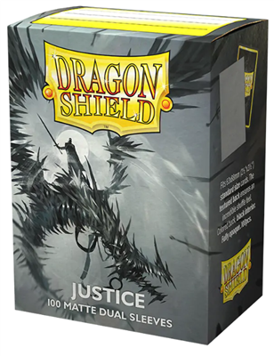[BF-101500] Dragon Shield Sleeves - Standard size - Matte Dual - Justice (100 Sleeves)