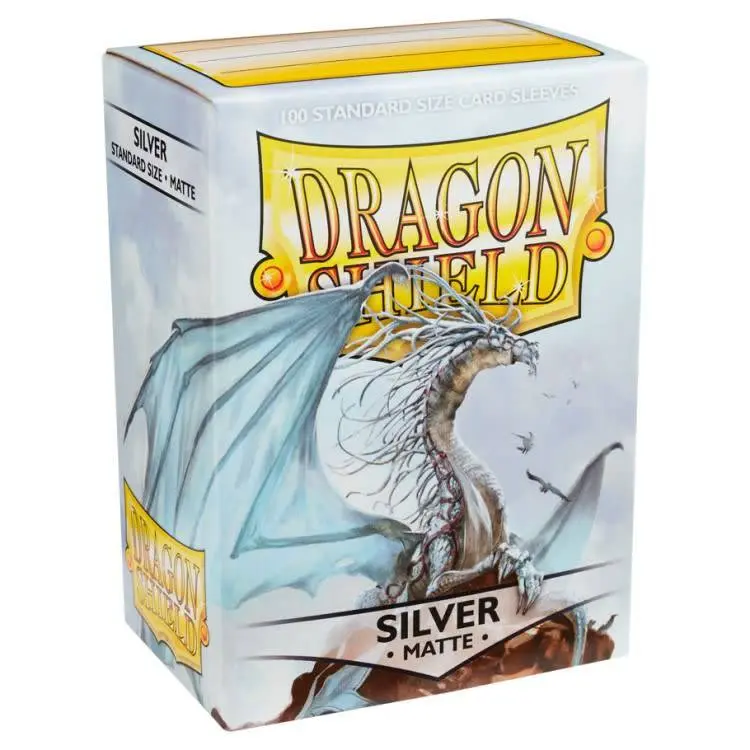 [Dragon shield standard sleeves - matte silver (100 sleeves)] Dragon shield standard sleeves - matte silver (100 sleeves)