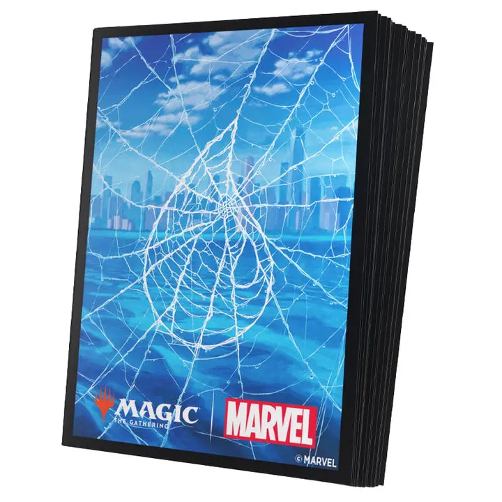 Gamegenic - magic: the gathering | marvels spider-man premium art sleeves - spider-man island