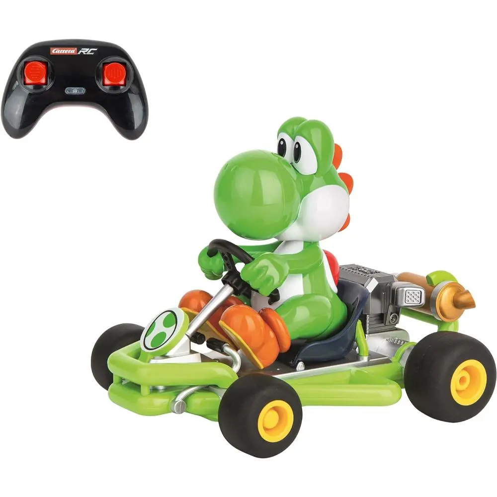 Carrera RC voertuig Auto - RC Auto Mini - Mario Kart - Yoshi - 6,2cm Lang - 2,4GHz RC Model - Carrera