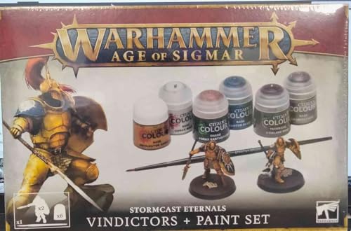Warhammer Age of Sigmar – Stormcast Eternals Vindictors + Paint Set