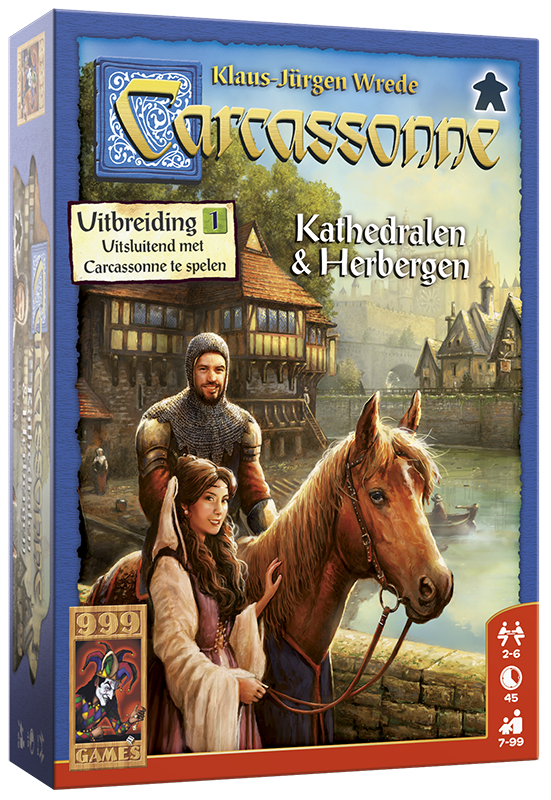 Carcassonne: Kathedralen & Herbergen – uitbreiding