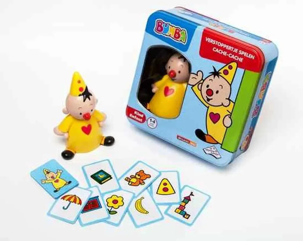 Bumba verstoppertje spelen blik