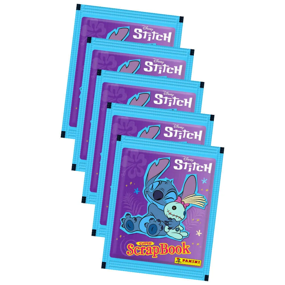 Stitch super scrapbook sticker - booster