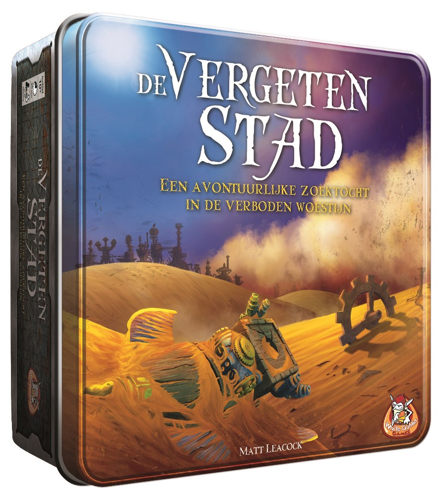 De Vergeten Stad – coöperatief bordspel (zandstorm/overleving)