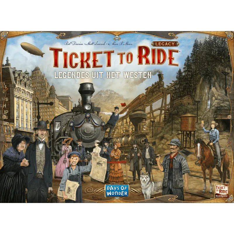 Ticket to ride legendes uit het westen