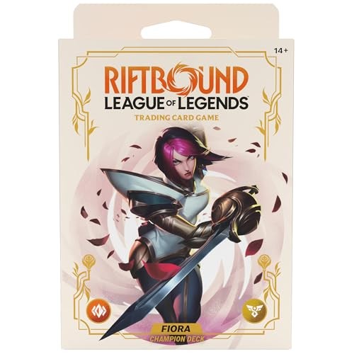 Riftbound: League of Legends TCG Spiritforged - Champion Deck: Fiora - Ready-to-Play Character, Trading Card Game, Deck-Building, Powerful Stat Boosts