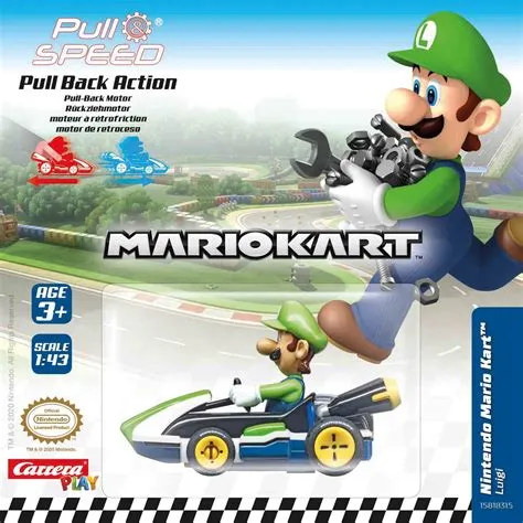 Carrera B01CML580G Nintendo Mario Kart 8 Luigi Pull