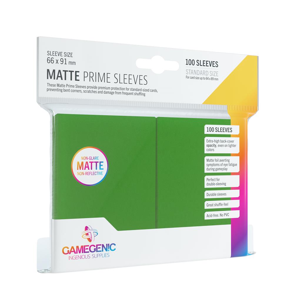 [BF-33698] Gamegenic - Matte Prime Sleeves Green (100 Sleeves)