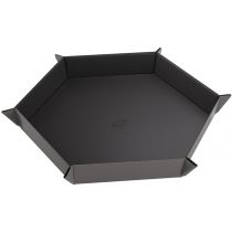 Magnetic Dice Tray Hexagonal Black/Gray