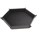 Magnetic Dice Tray Hexagonal Black/Gray