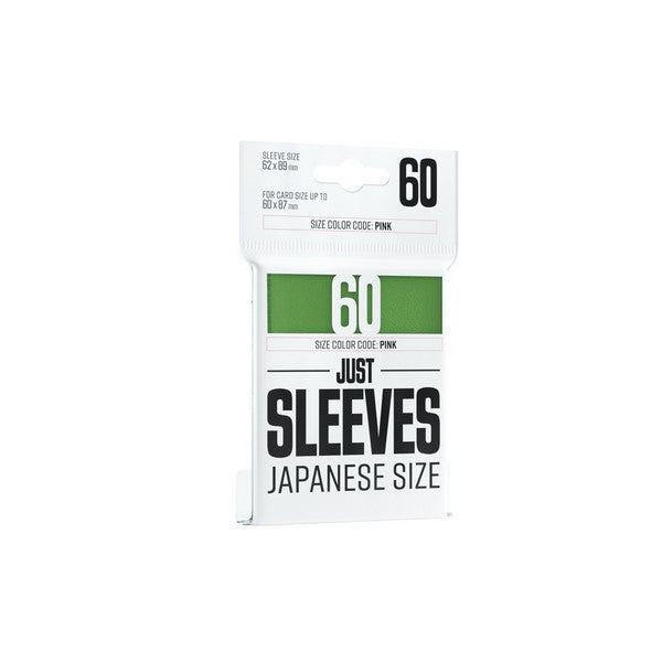 Gamegenic Just Sleeves Japanese Size Green (60ct)