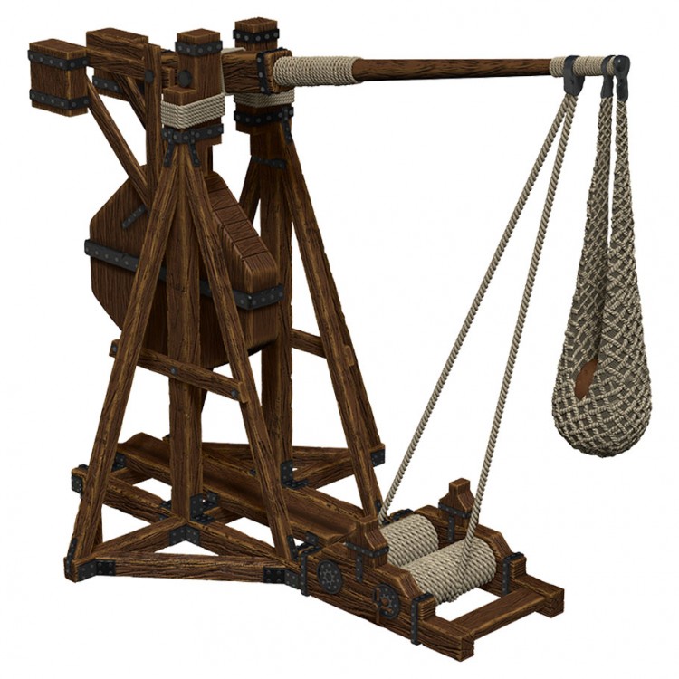WizKids 4D Settings: War Machines - Trebuchet - Tabletop RPG Accessories