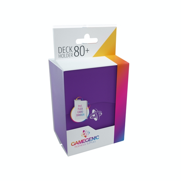Gamegenic - Deck Holder 80+ Card Deck Box: Purple