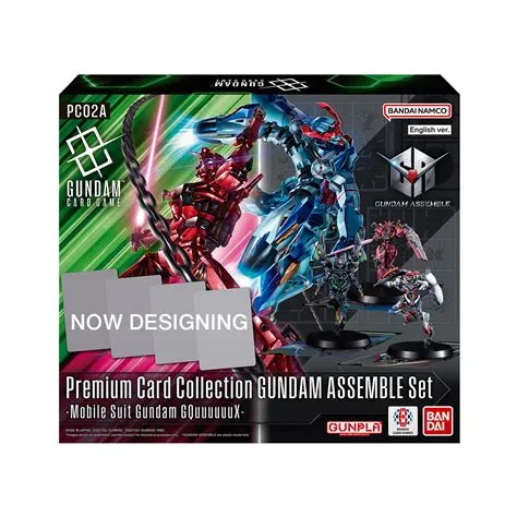 Gundam premium card collection assembel set PC02A