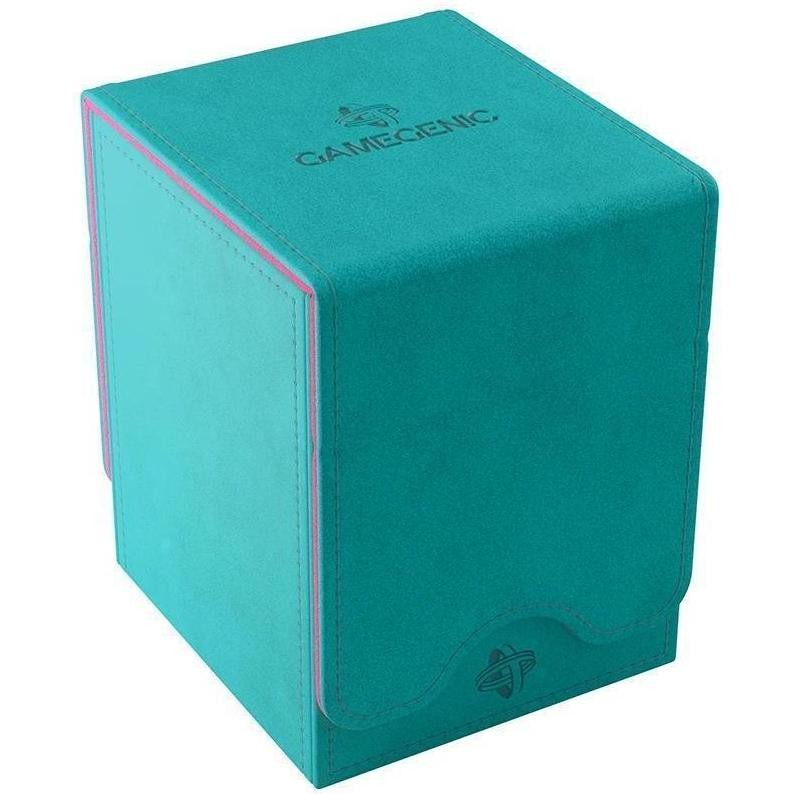 Gamegenic Squire 100+ XL Exclusive Line Teal/Pink up to 100 Double-Sided Cards Colour: Turquoise/Pink