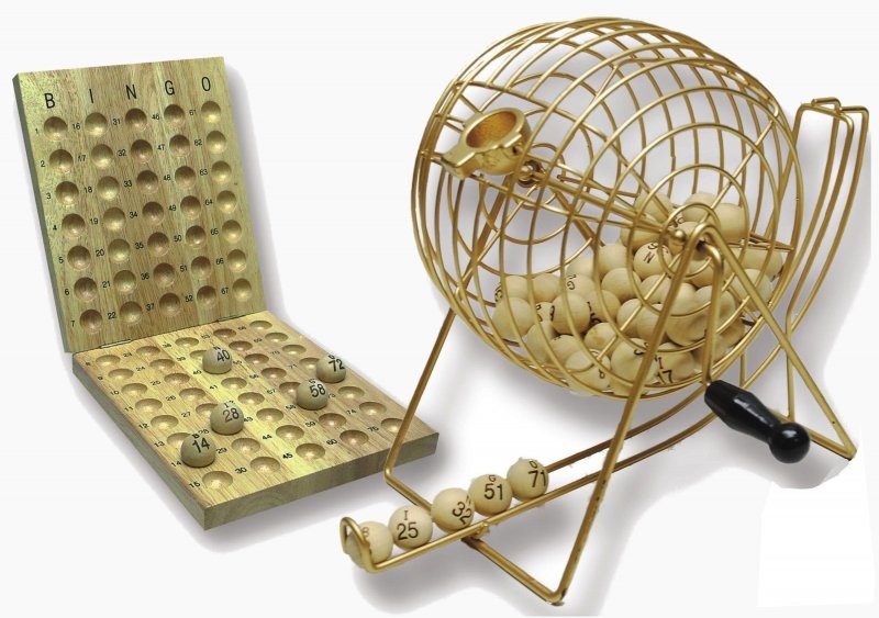 XXL Bingospel 75 Houten ballen