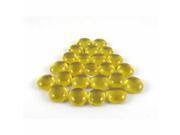 Glass StonesTube Yellow Contains About 40 Stones (23-27) 01122
