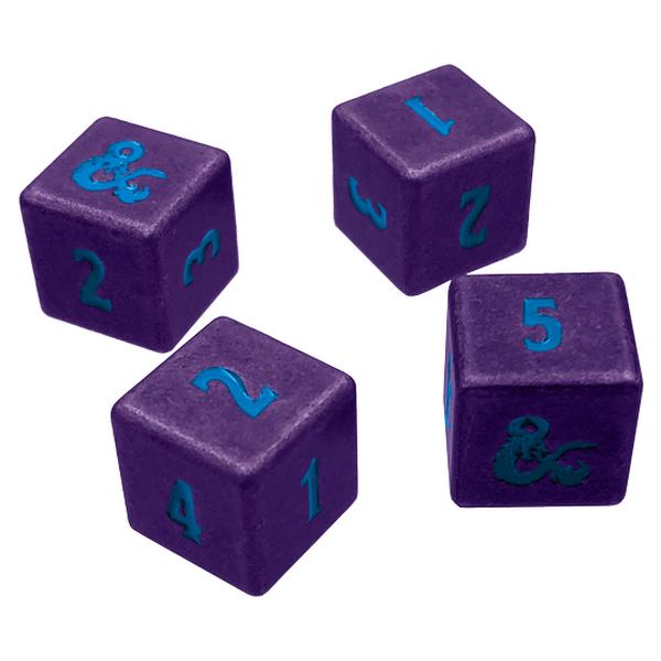 Phandelver and Below: the Shattered Obelisk Underdark Heavy Metal D6 Dice Set (4ct) for Dungeons Dragons