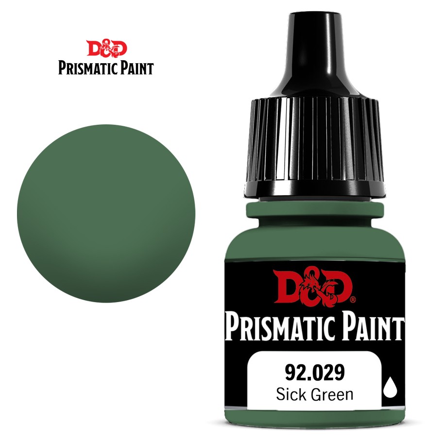 WizKids WZK67146 Dungeons & Dragons Prismatic Paint  Sick Green