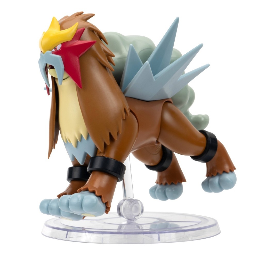 Pokémon Select Entei - 6-Inch Super-Articulated Figure with Over 15 Points of Articulation