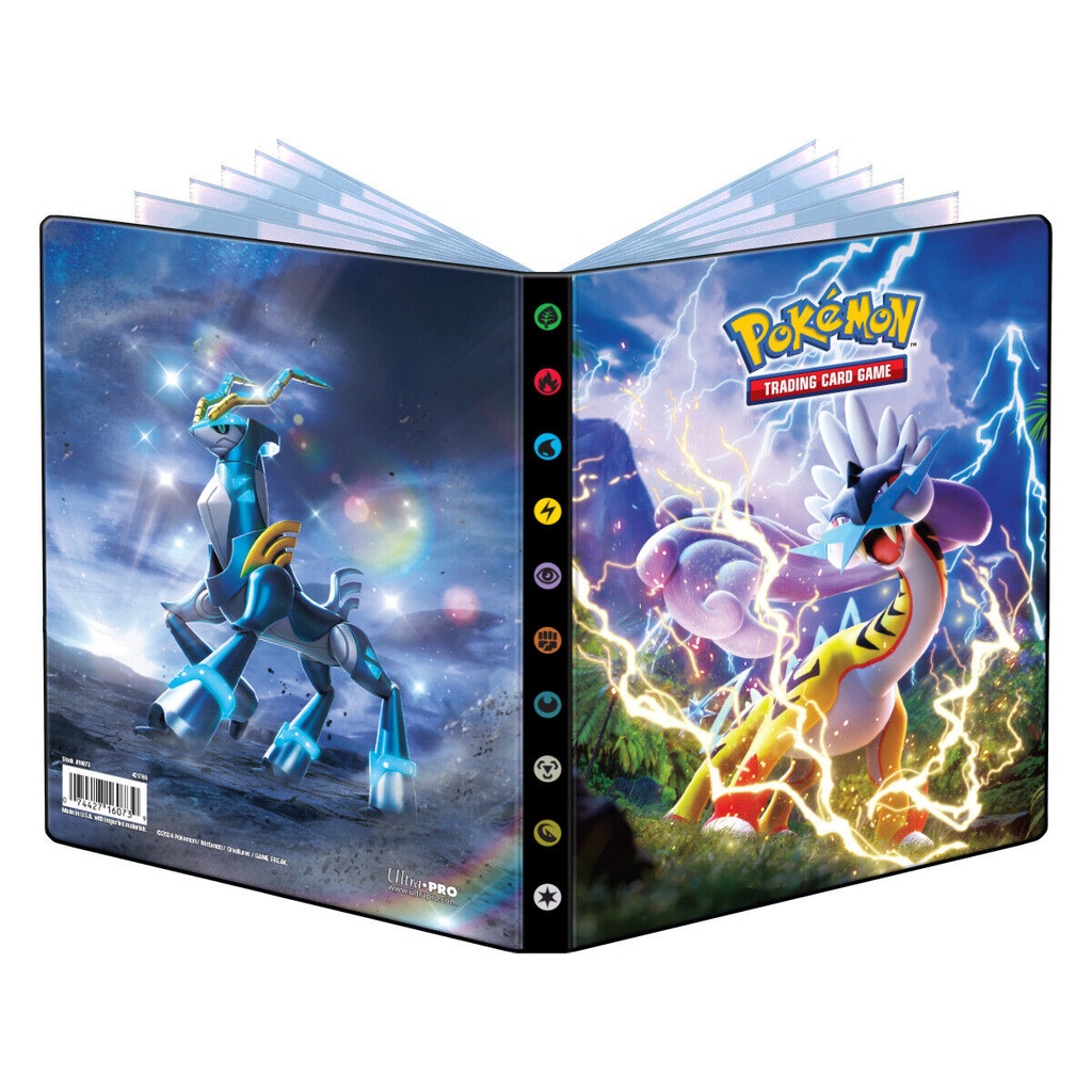 Ultra Pro - Asmodee - Pokémon Scarlet and Purple - Temporal Forces (EV05): Card Holder - Capacity: 80 Cards - Board Games - Trading Card Accessories