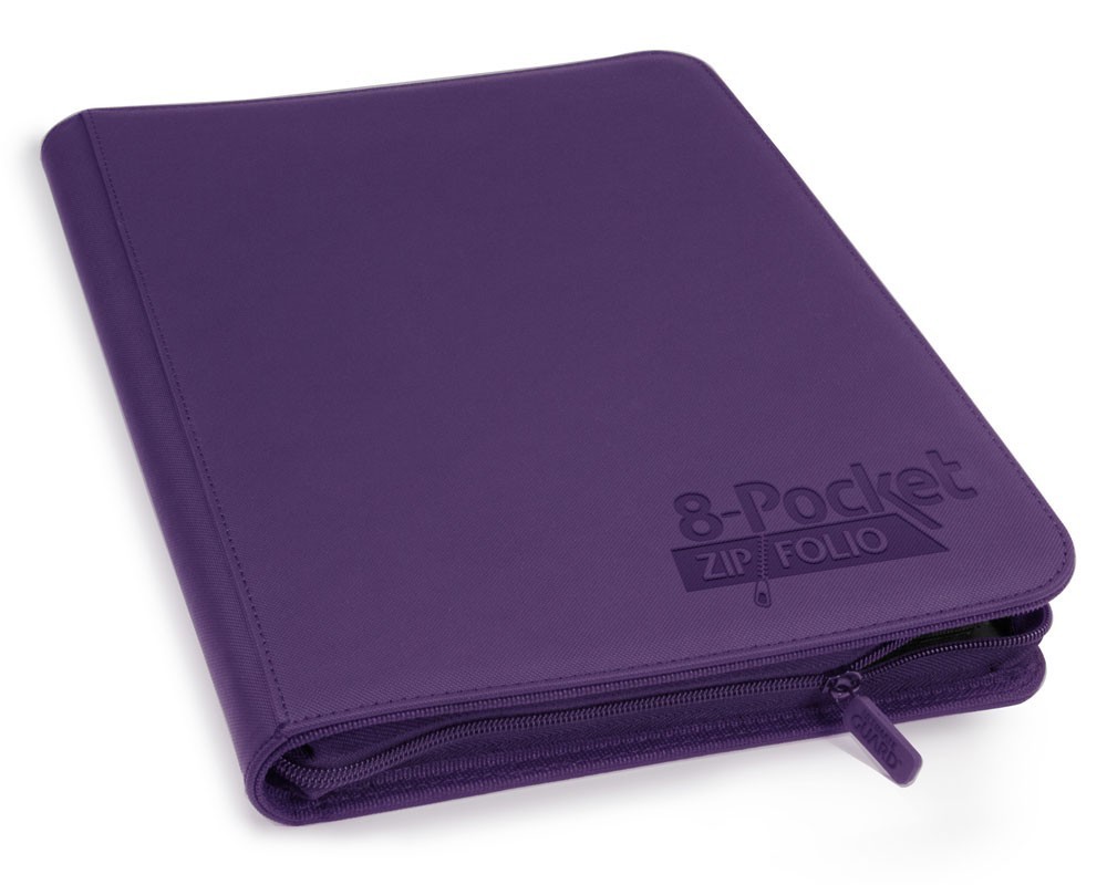 Ultimate Guard UGD010438 8 Pocket QuadRow ZipFolio XenoSkin-Purple