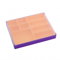 Gamegenic Token Silo (Purple and Orange) - Modular Token Storage Container