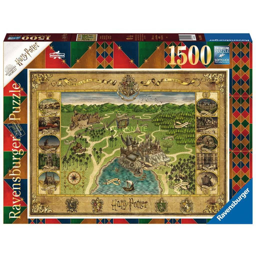 Harry Potter Hogwarts Map Jigsaw Puzzle (1500 Pieces)