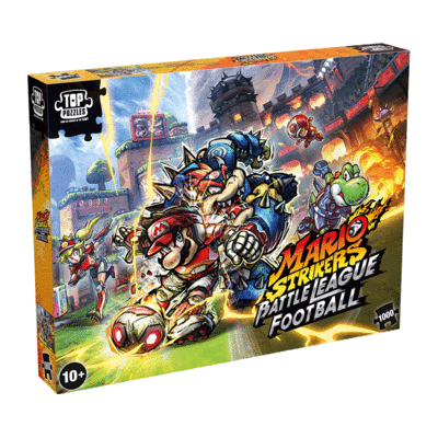Winning Moves WM03349-ML1-6 Super Mario Strikers Strikes-Puzzle for Adults and Children 1000 Pieces, Multicoloured, Pzs, 1000pzs