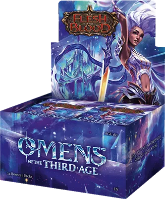 Flesh and blood Omens of the third age Pre-order Case (4 x Booster Box) – €60 aanbetaling
