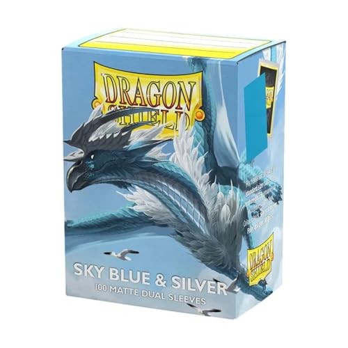 Dragon Shield | Matte Dual Standard Size Card Sleeves | 100ct - Smooth & Tough Premium TCG Sleeves - Compatible with Pokemon, One Piece, and Magic: th