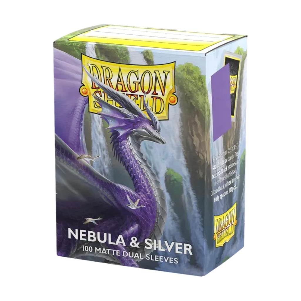 Dragon Shield: Matte - Dual Nebula & Silver (100)